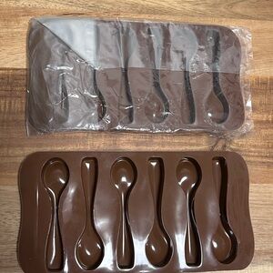 Chocolate molds (coffee spoons, purse and shoes, hearts)